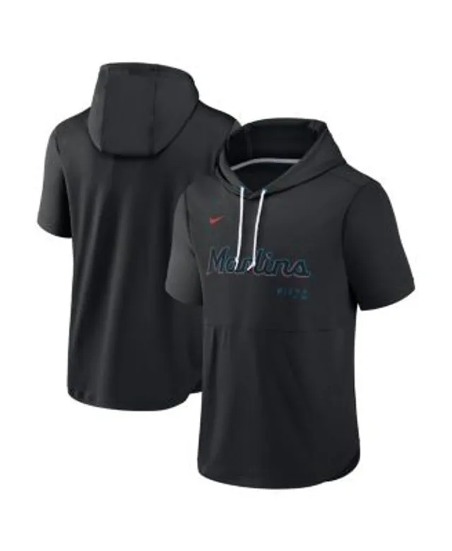 Lids Miami Marlins Nike Authentic Collection Travel Performance Full-Zip  Hoodie - Black