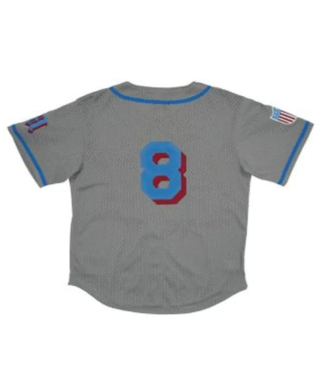 #5 Kansas City Monarchs Rings & Crwns Mesh Button-Down