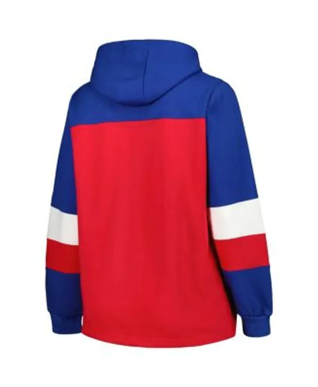 Toronto Blue Jays Women's Plus Size Colorblock Pullover Hoodie