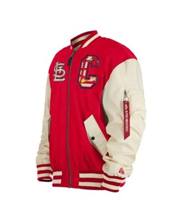 New Era x Alpha Industries St. Louis Cardinals Bomber Jacket L