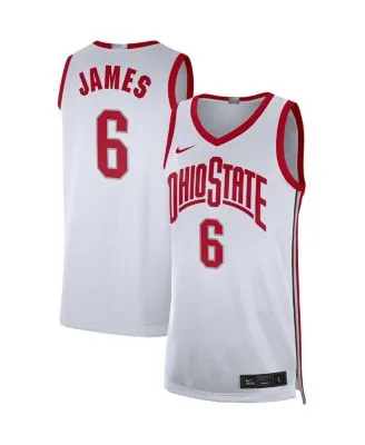 Nike LeBron James Men's Florida A&M Rattlers #6 Replica Basketball Jersey - White - M - M (Medium)