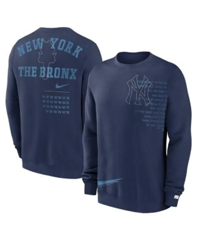 New York Yankees Nike Authentic Collection Pregame Performance Raglan  Pullover Sweatshirt - Black/Gray