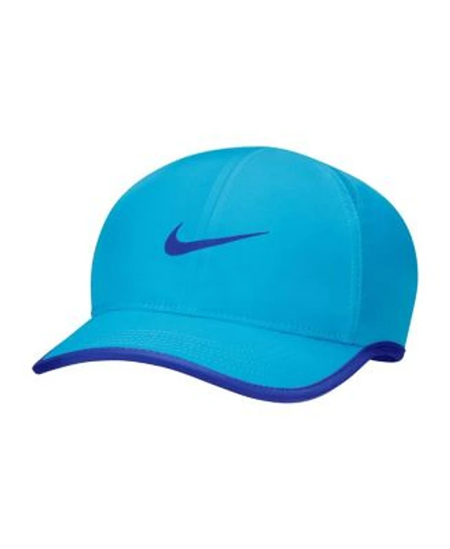 nike featherlight cap blue