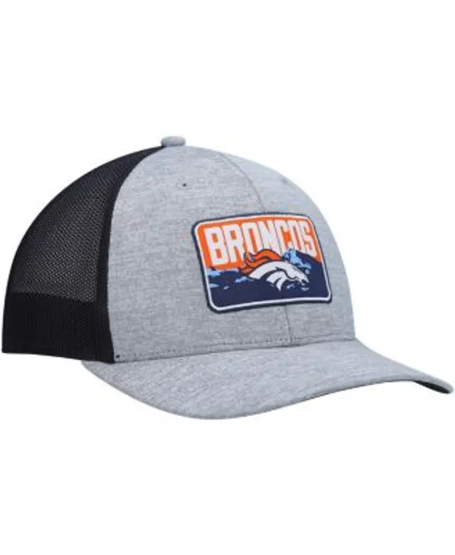 Men's Denver Broncos New Era Black Gulch 39THIRTY Flex Hat