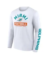 Fanatics Aqua Miami Dolphins Team Lockup Logo T-shirt in Green for Men