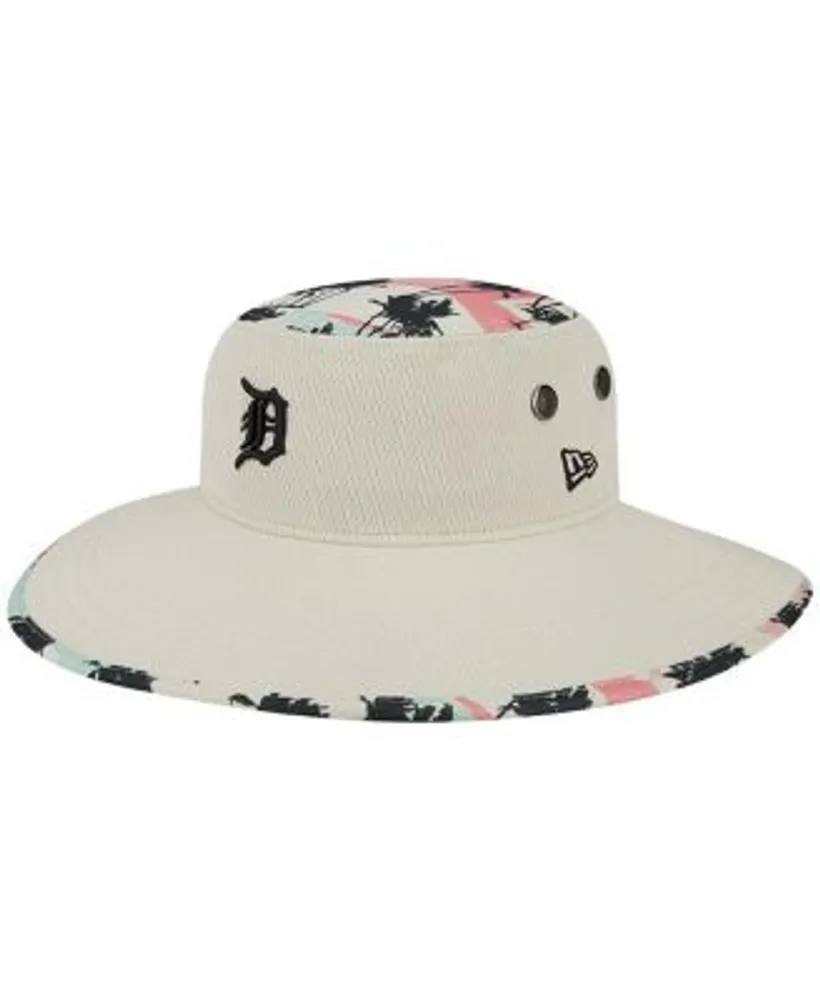 New Era Men's Natural Detroit Tigers Retro Beachin' Bucket Hat