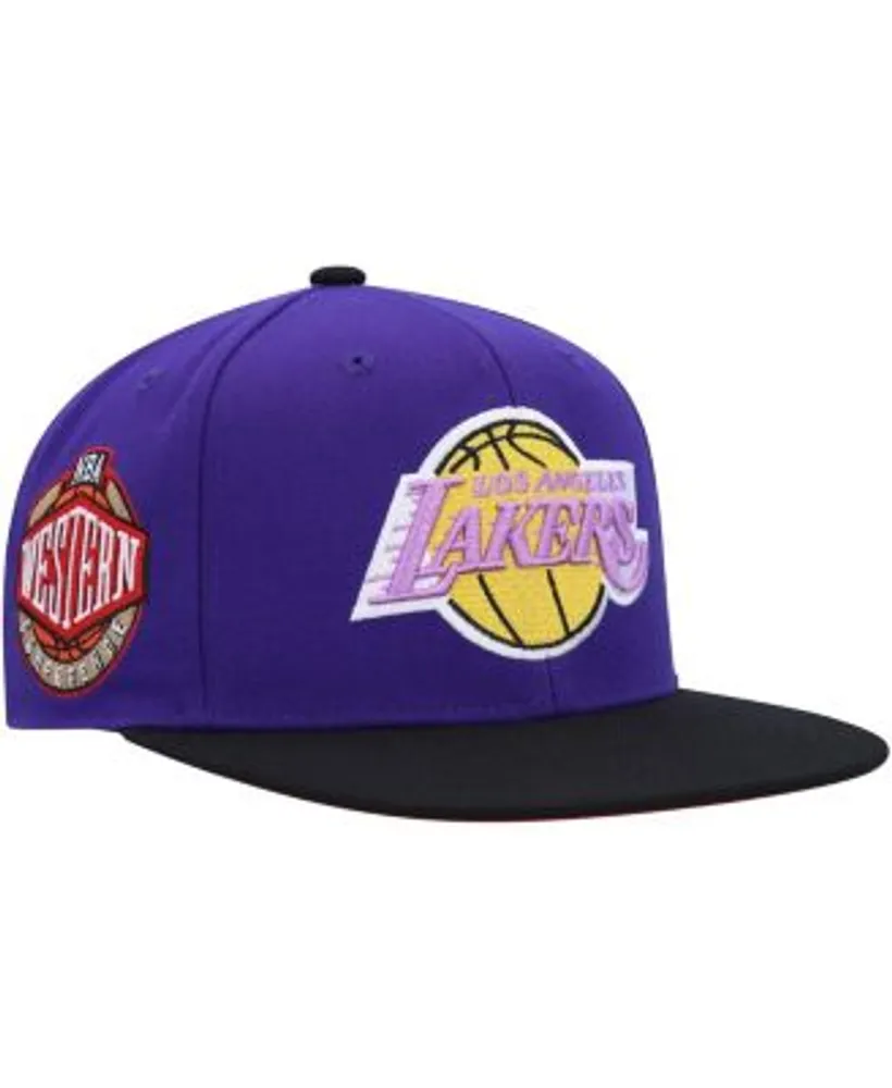 Men's Mitchell & Ness Purple Los Angeles Lakers Hardwood Classics