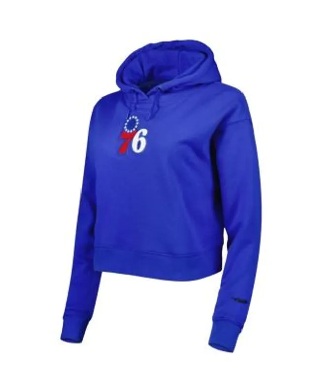 Buffalo Bills New Era Women's Foil Sleeve Pullover Hoodie - Royal