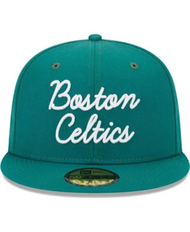 Men's New Era x Just Don Kelly Green Boston Celtics 59FIFTY Fitted Hat