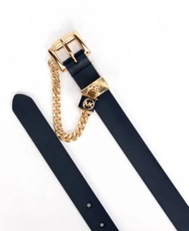 INC International Concepts INC Men's Black Matte Gold Buckle Belt, Created  for Macy's - Macy's