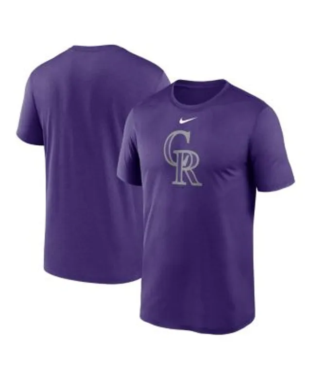 Men's Nike Purple Colorado Rockies New Legend Logo T-Shirt