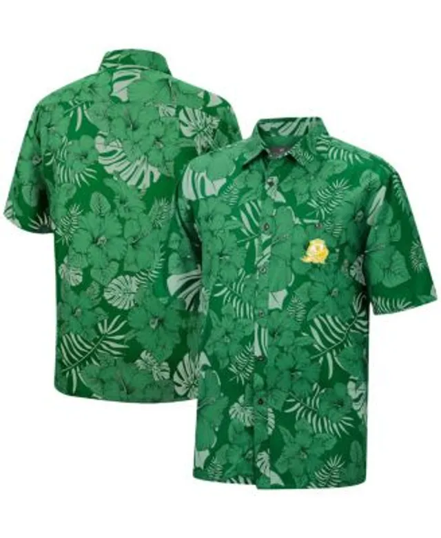 Reyn Spooner Oakland Athletics White Scenic Button-Up Shirt