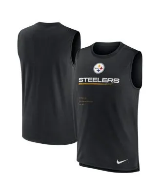 Pittsburgh Steelers Junk Food Muscle Tank Top - Black