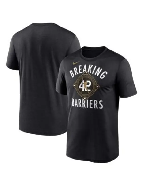 Mitchell & Ness Men's Jackie Robinson Gray Brooklyn Dodgers Cooperstown  Collection Legends T-shirt