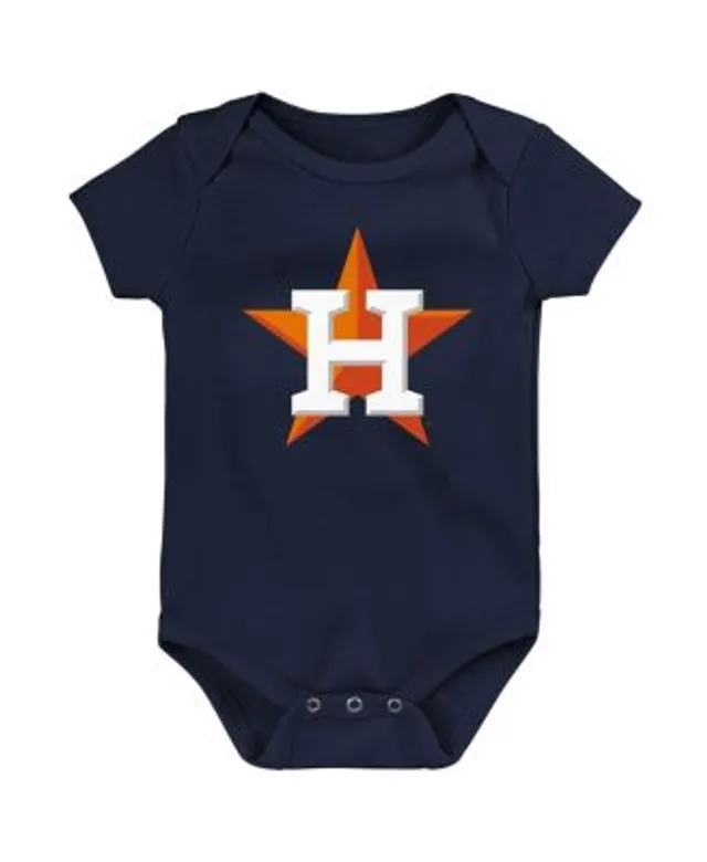 Outerstuff Newborn and Infant Boys and Girls Navy, White Houston Astros  Dream Team Bodysuit Hat and Footed Pants Set