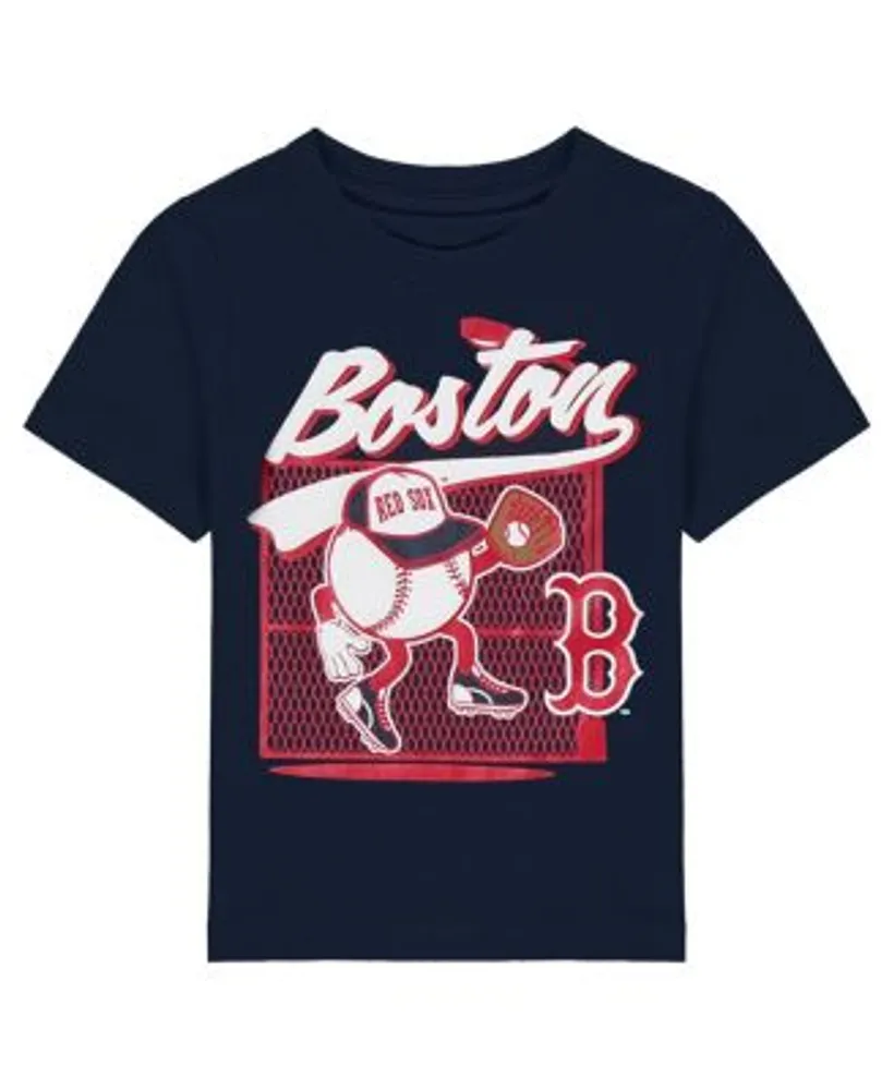  Outerstuff Boston Red Sox Boy's Youth Logo Crew Neck T