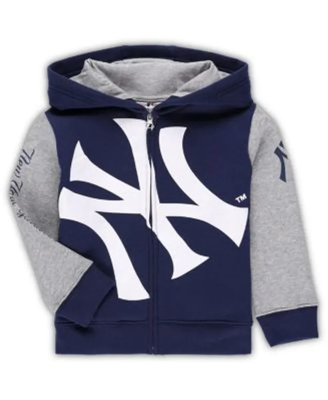 New York Yankees New Era Tie-Dye Pullover Hoodie - Navy