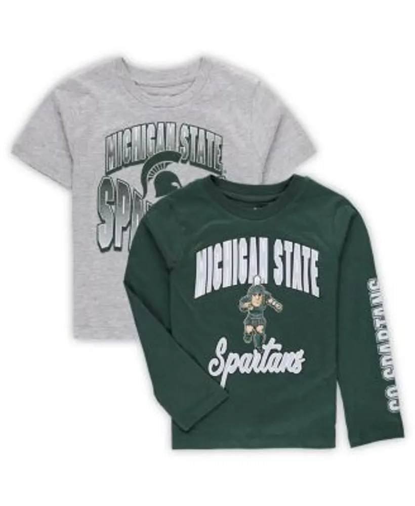 Preschool Heathered Gray Green Bay Packers Long Sleeve T-Shirt