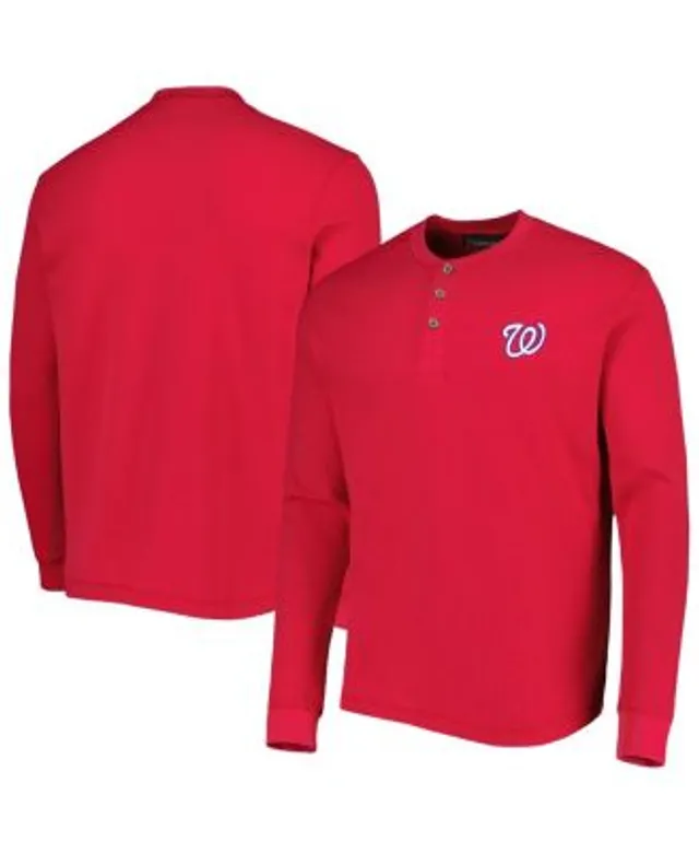 Men's Nike Red Washington Nationals Authentic Collection Performance Long Sleeve T-Shirt