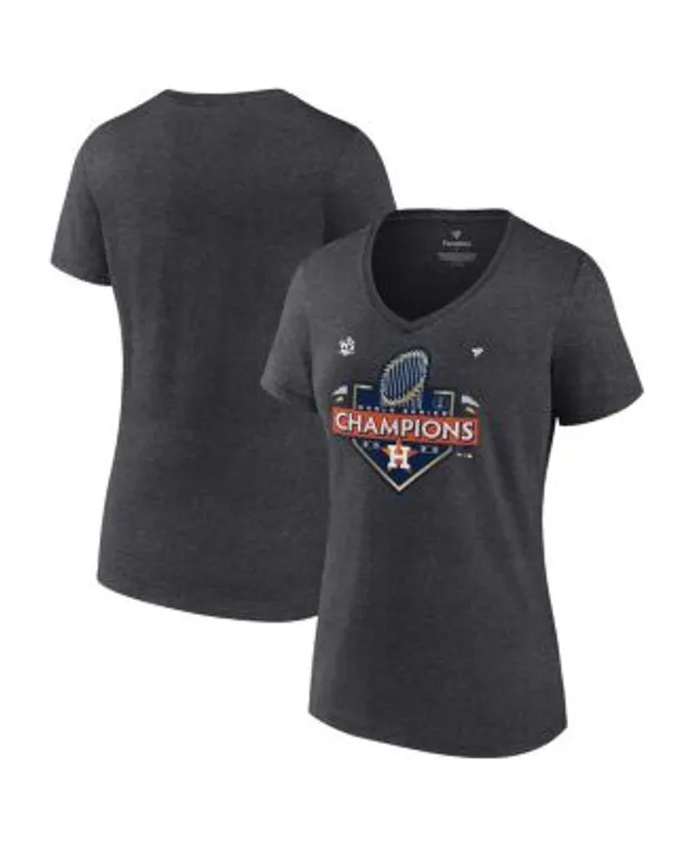 Women's Fanatics Branded Navy Houston Astros 2022 World Series Champions  Logo Plus Size V-Neck T-Shirt