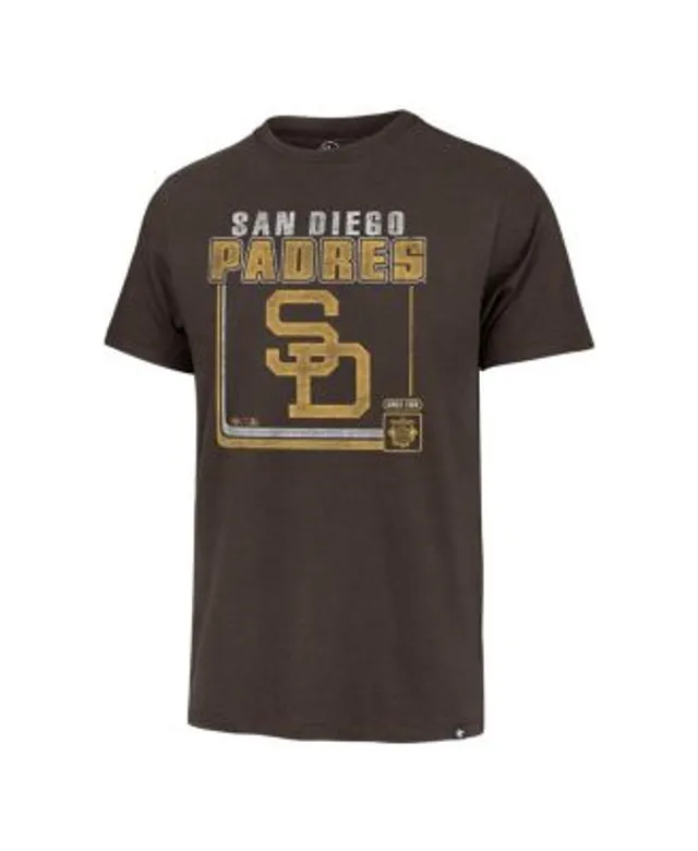 Nike Men's San Diego Padres Logo Velocity T-Shirt - Brown - L Each