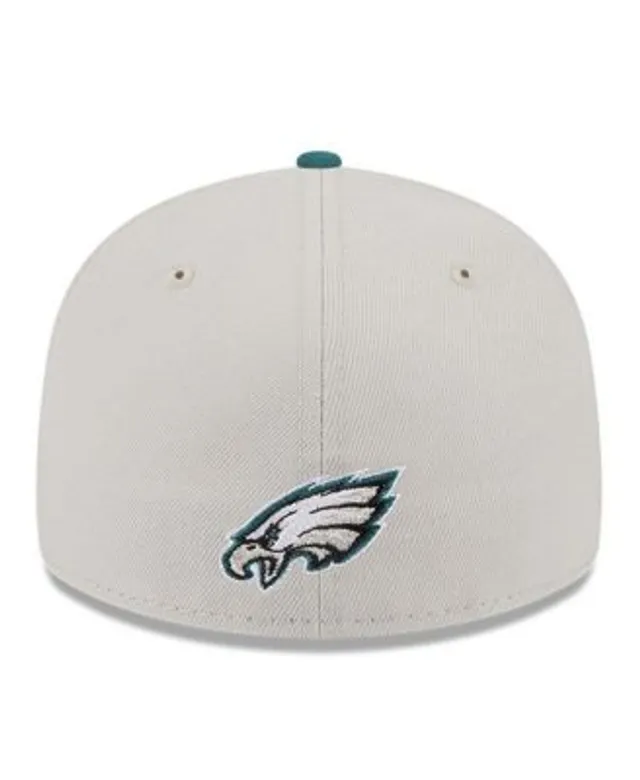 Philadelphia Eagles New Era White on White Low Profile 59FIFTY Fitted Hat