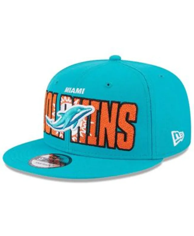 Miami Dolphins New Era Omaha 59FIFTY Fitted Hat - Aqua