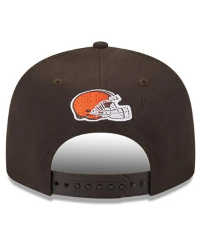 NEW ERA Cleveland Browns New Era Brown/Orange 39THIRTY Flex-Fit Hat