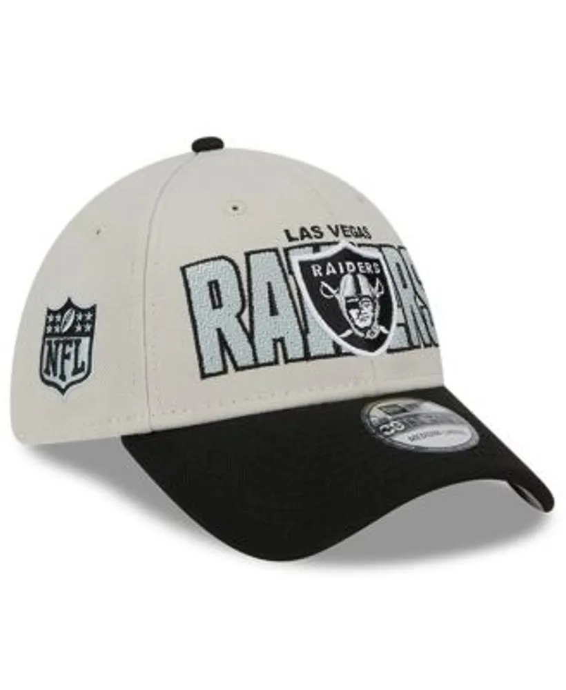 New Era Men's Stone, Black Las Vegas Raiders 2023 NFL Draft 39THIRTY Flex  Hat
