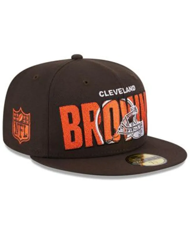 Men's New Era Black Cleveland Browns 2022 NFL Draft 9FORTY Adjustable Hat