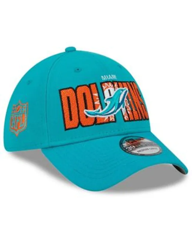 Men's New Era Aqua Miami Dolphins 2021 NFL Sideline Home Historic