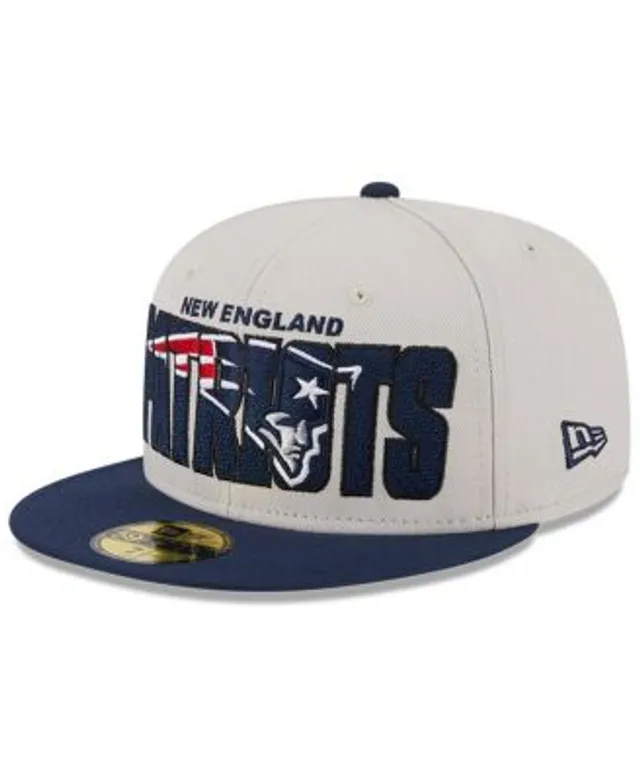 Men's New Era Black/Navy New England Patriots 2022 NFL Draft Low Profile  59FIFTY Fitted Hat