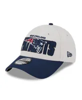 Men's New Era Stone/Navy New England Patriots 2023 NFL Draft On