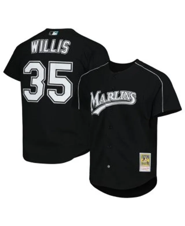 Men's Florida Marlins Dontrelle Willis Mitchell & Ness White