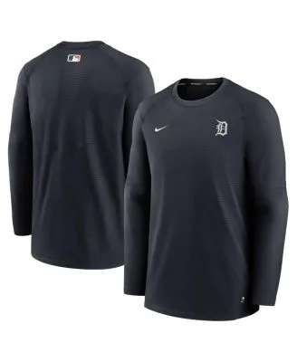 Nike Men's Gray and Blue Detroit Lions Throwback Raglan Long Sleeve T-shirt  - Macy's