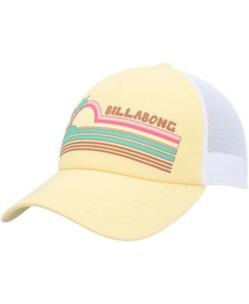 Billabong Women's Yellow, White Aloha Forever II Trucker Snapback Hat |  Hawthorn Mall