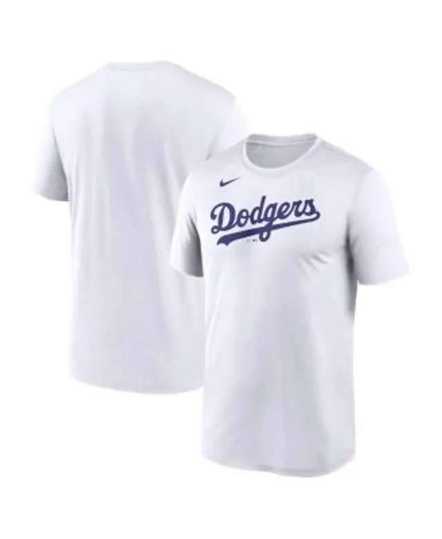 Nike Women's Royal Los Angeles Dodgers Wordmark T-shirt - Macy's