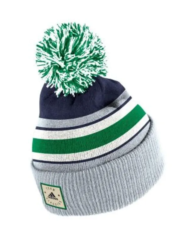 Lids Colorado Avalanche adidas Team Classics Striped Cuffed Knit Hat with  Pom - Navy