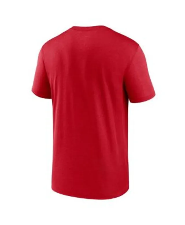 Atlanta Braves Nike Wordmark Legend Performance T-Shirt - Red