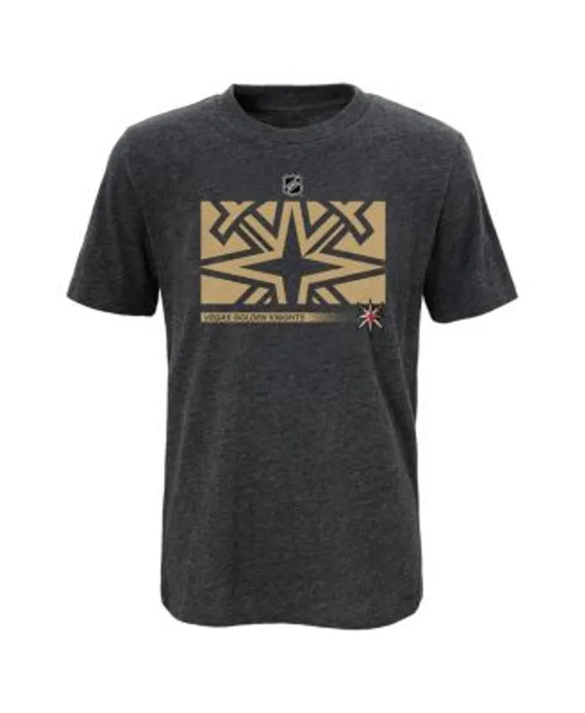 Fanatics Youth Boys and Girls Black Vegas Golden Knights Authentic Pro  Secondary T-shirt