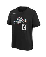 Men's Nike Paul George Royal La Clippers Name & Number T-Shirt