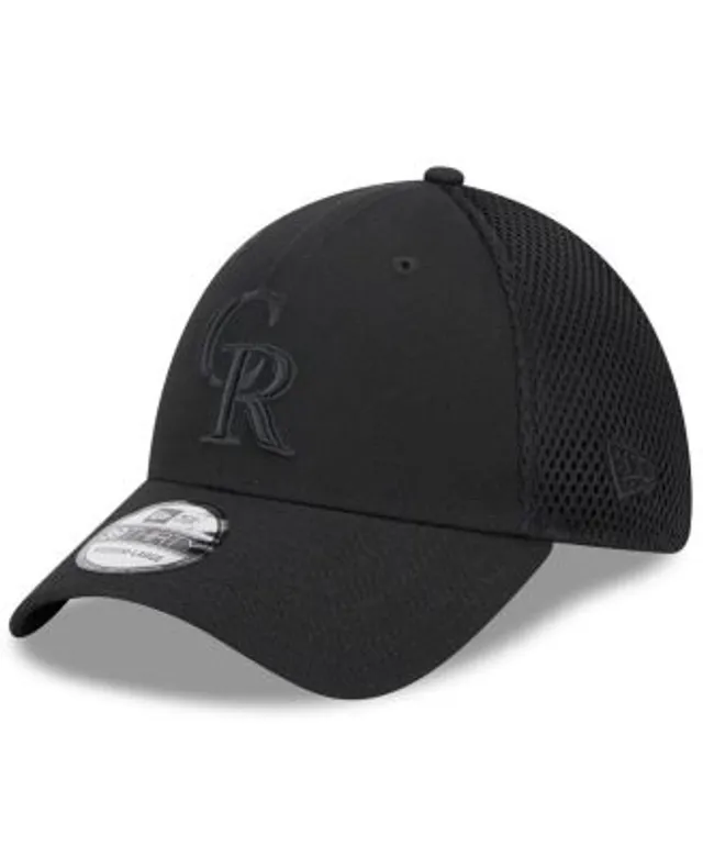 Lids Colorado Rockies Fanatics Branded Iconic Color Blocked Fitted Hat -  White/Black