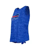 New Era Women's Royal Buffalo Bills Space Dye Tie-Back Tank Top