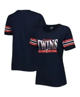 New Era Women's Navy New York Yankees Team Stripe T-shirt - Macy's