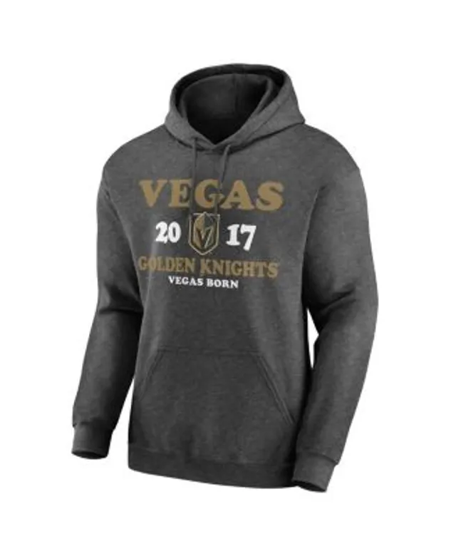 47 Brand Men's Charcoal, Black Vegas Golden Knights Superior Lacer Pullover  Hoodie - Macy's