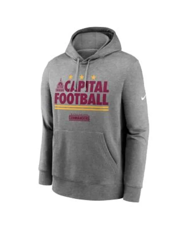 Men's '47 Gray Washington Commanders Imprint Headline Pullover Hoodie