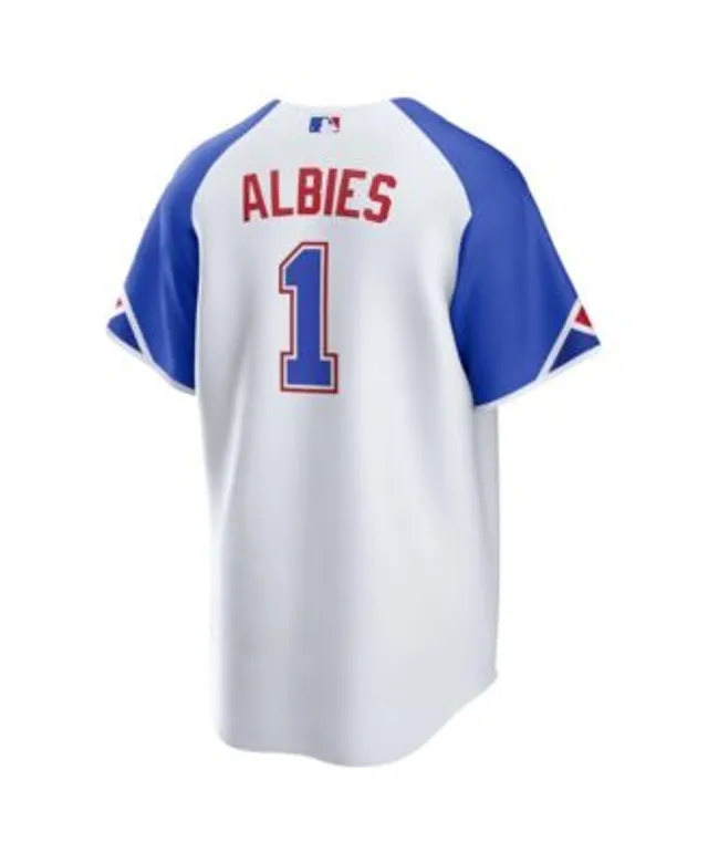 Ozzie Albies Women's Atlanta Braves Alternate Jersey - Red Replica