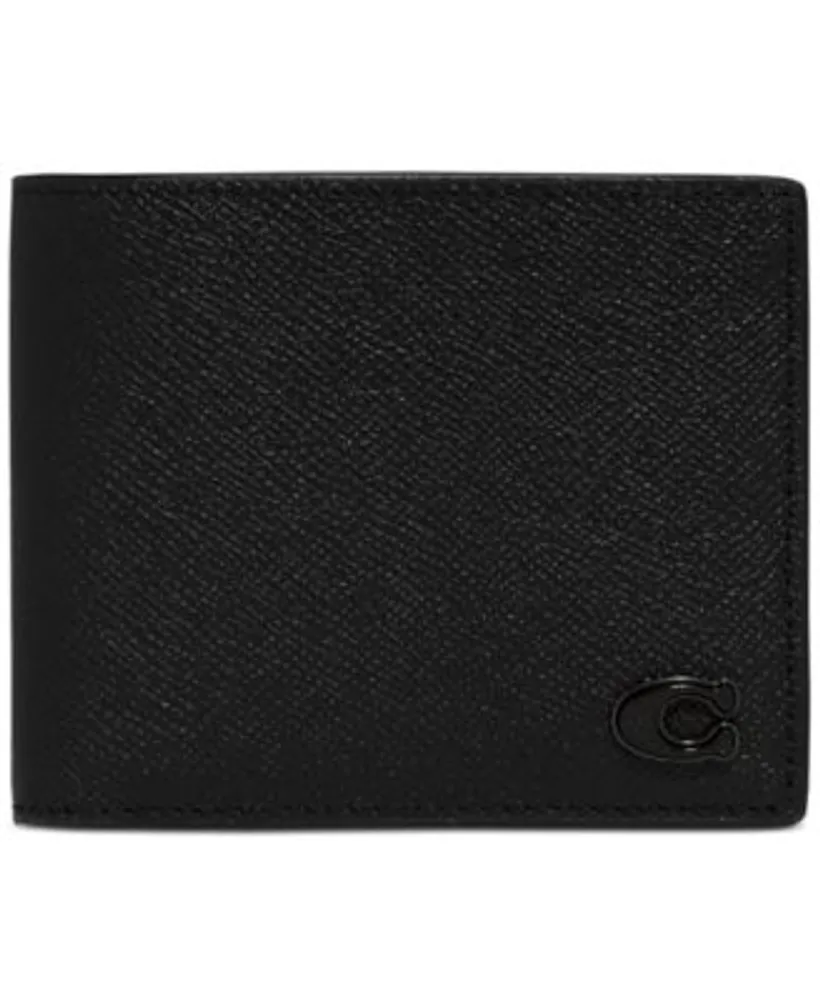 COACH Crossgrain Leather Mini Skinny ID Case - Macy's