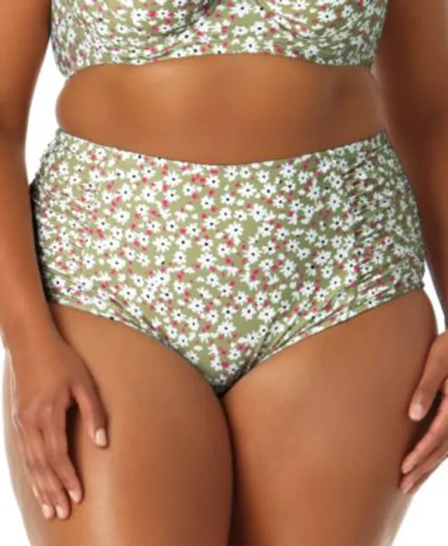 Island Escape High-Waist Tummy Control-Top Bikini Bottoms, Created for  Macy's