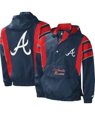 New Atlanta Braves Columbia Glennaker Lake Hooded Windbreaker Rain Jacket  Mens L